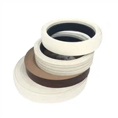 Kantlist i hvit plast